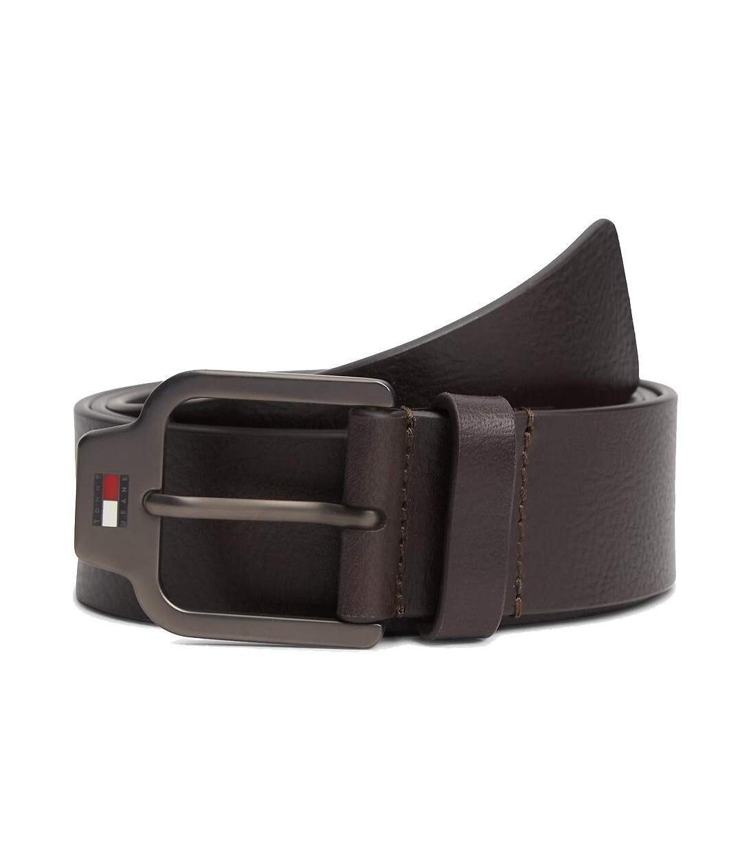Ceinture marron foncé homme tommy hilfiger tjm scanton seasonal-1