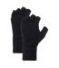 Mens Fingerless Gloves with Thermal Fleece Lining Material-1