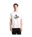 T-shirt Col Ras-du-cou Imprimé Graphique Coupe Classique Blanc Emporio Armani EA7-4