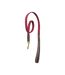 Plaited leather dog lead m brown/maroon Weatherbeeta-2
