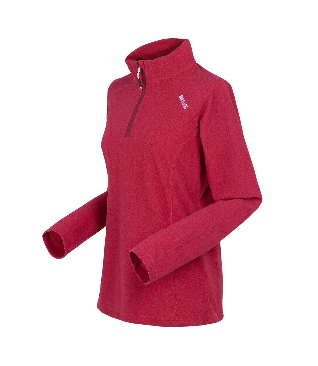 Great Outdoors Womens/ladies Montes Half Zip Fleece Top Deep Pink Hot Pink Regatta-3