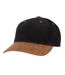 Casquette Corduroy Suade Adulte Noir Caramel Flexfit-1