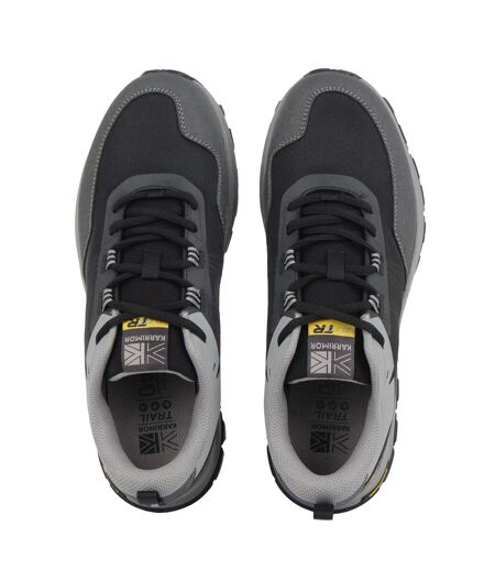 Baskets Course À Pied Homme Noir Anthracite Karrimor