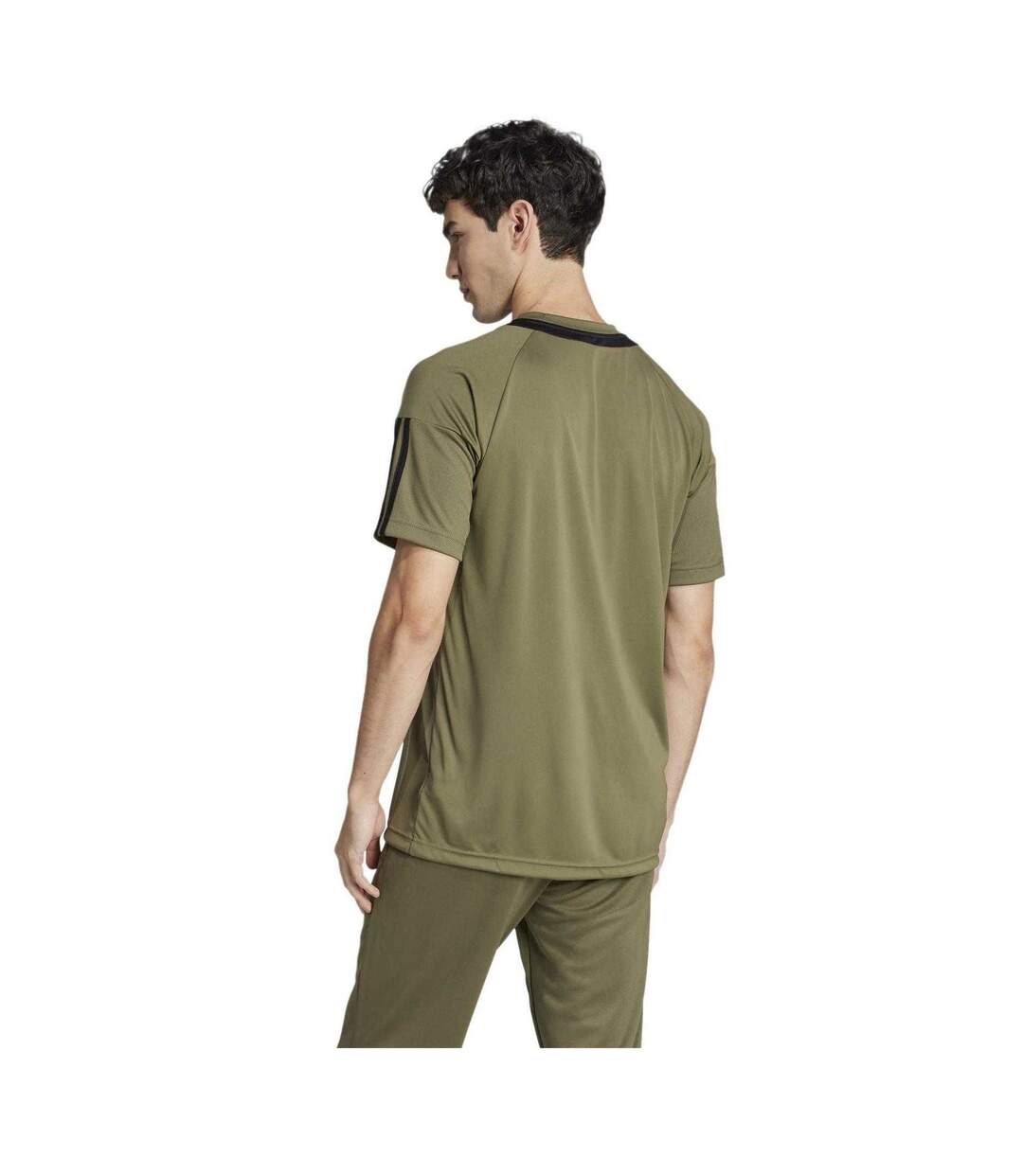 T-shirt Sereno Homme Vert Kaki Adidas-3