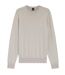 Mens Kanovano Crew Neck Jumper Grey Boss-1