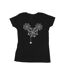 Disney Femme/Les femmes - T-shirt en coton avec tête de toile d'araignée Mickey Mouse (Noir) - UTBI33529-1