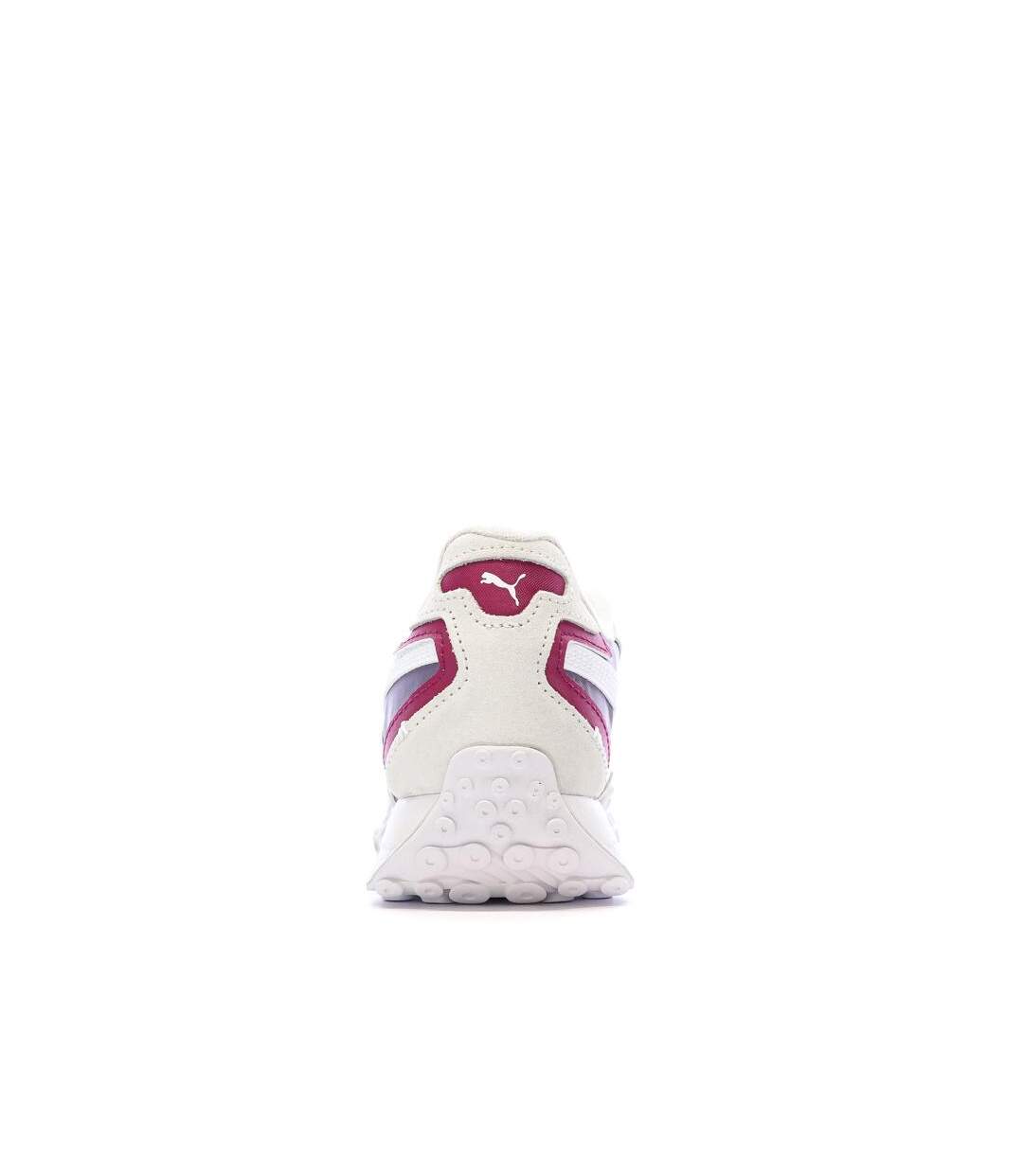 Baskets blanches/violettes femme puma blktop-3