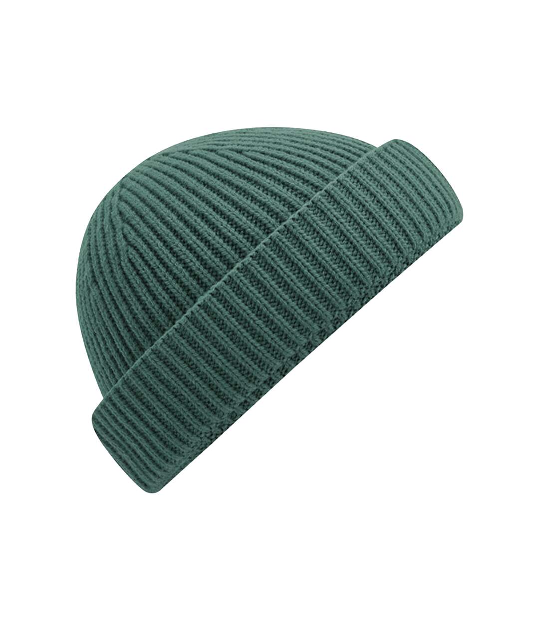 Unisex adult harbour fisherman beanie marine green Beechfield-1