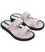 Claquettes Nuvea Femme Crème Noir Ipanema-1
