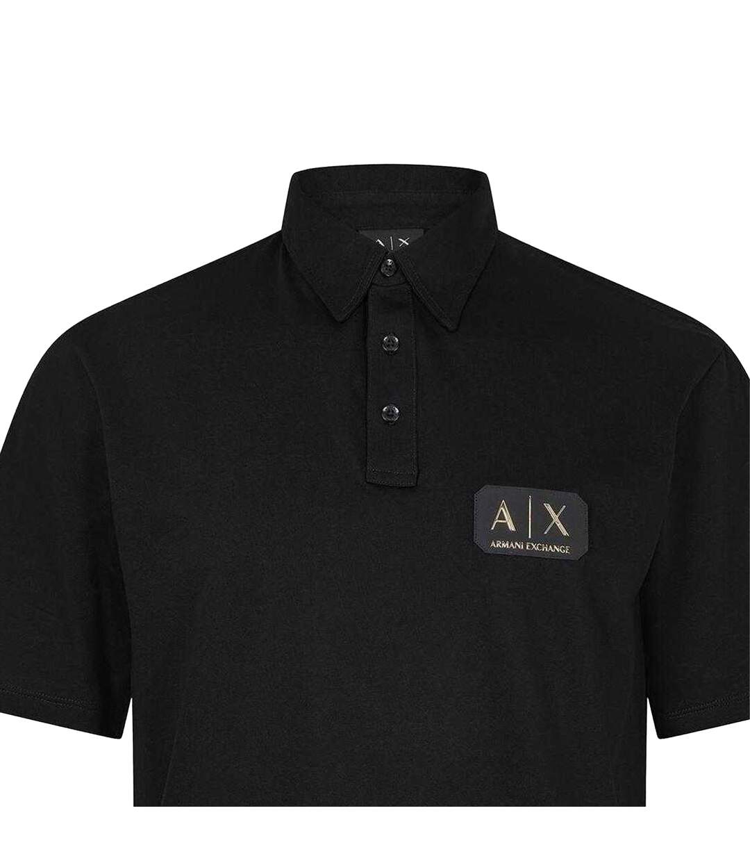 Polo Motif/style Badge Homme Noir Armani Exchange-3