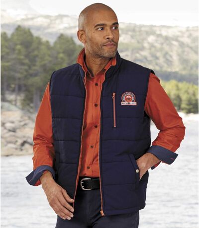 Men's Navy Puffer Vest