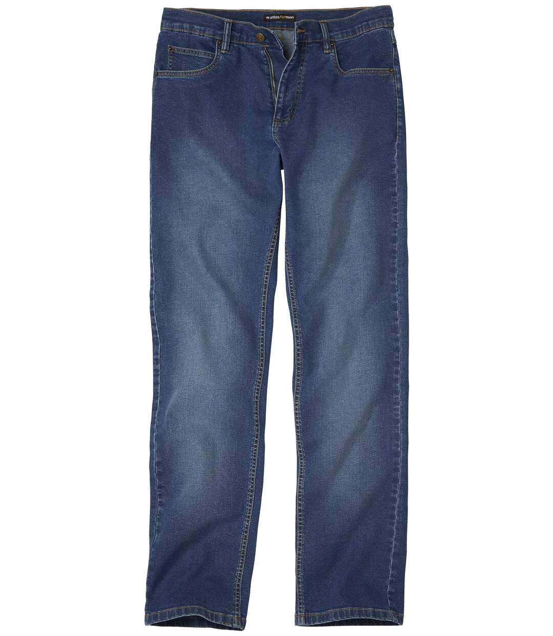 Regular mosott kék sztreccs farmer-1
