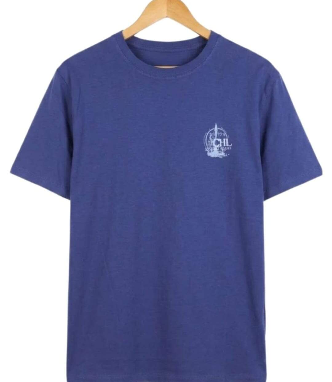 Tee-shirt A2121B Challenger – Le haut à manches courtes en coton jersey bleu marine pour homme-2