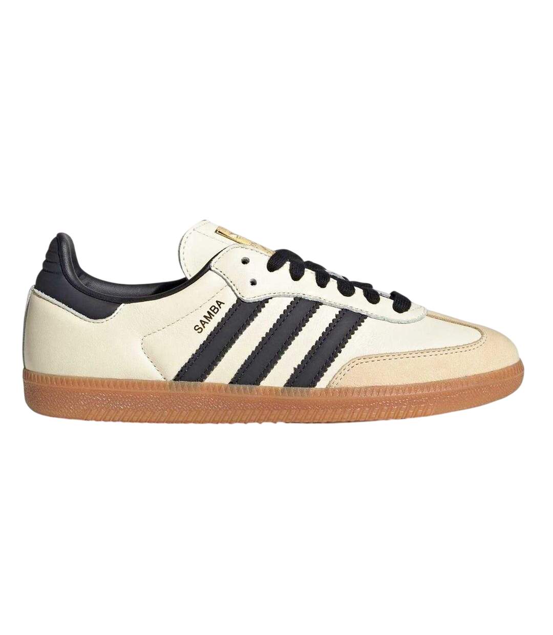Womens/ladies Samba Og Leather Trainers Cream White Adidas-1