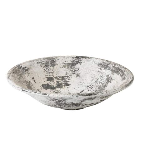 Coupelle Déco en Terre Cuite Ruby 46cm Noir & Blanc