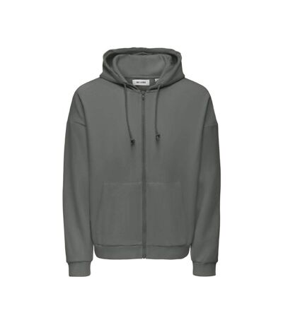 Sweat zippé kaki homme only & sons chase - l