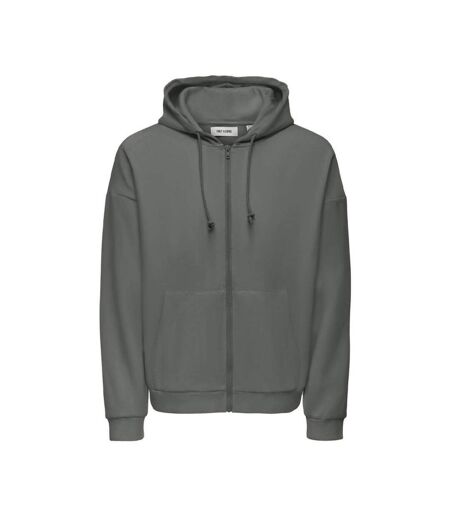 Sweat zippé kaki homme only & sons chase - l