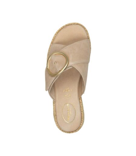 Sandales Plates Cuir Tamaris