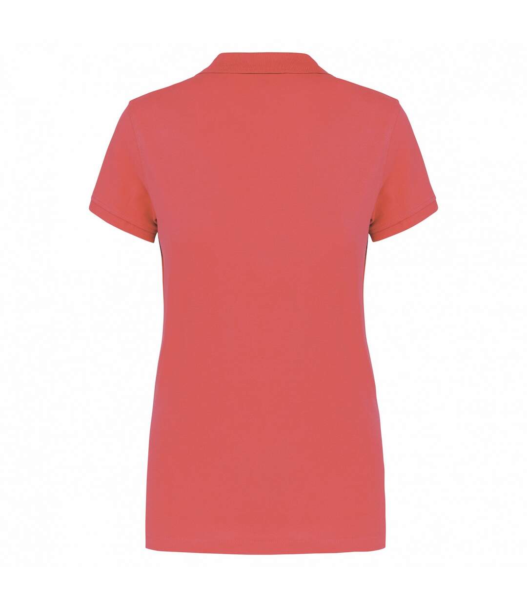 Womens/ladies pique polo shirt true coral Kariban