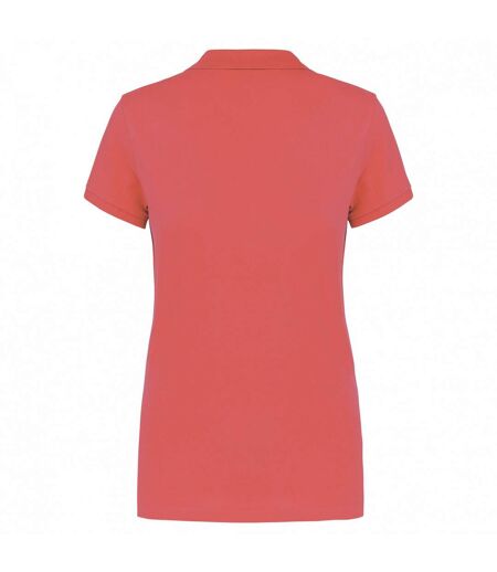 Kariban Womens/Ladies Pique Polo Shirt (True Coral)
