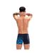 Short De Bain Motif/style Géométrique Hyper Boom Homme Noir Bleu Speedo-3