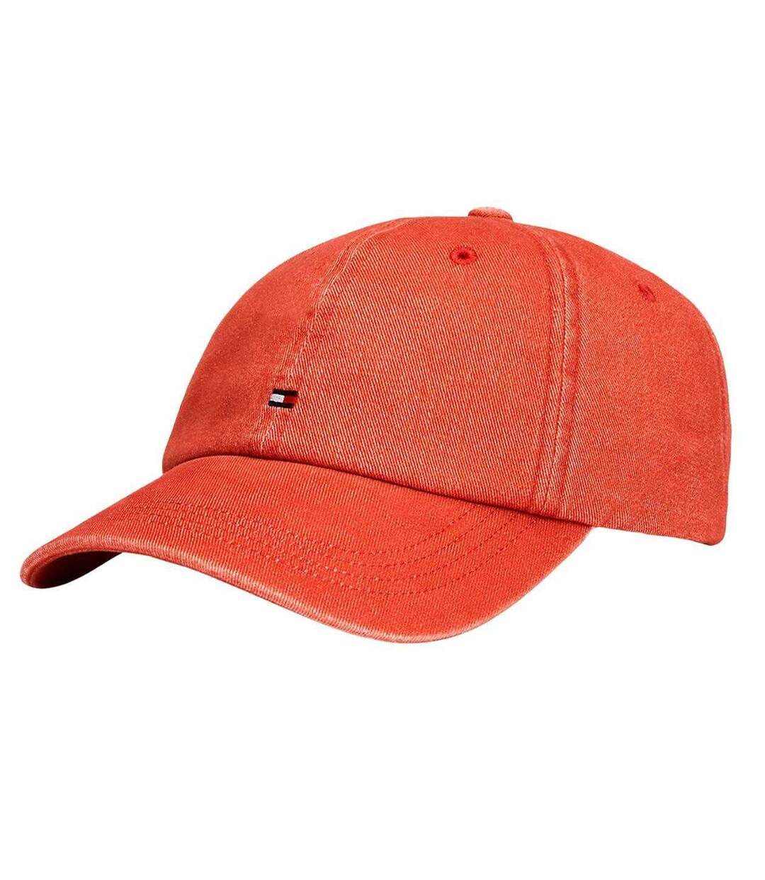 Mens Cotton Baseball Cap Brick Red Tommy Hilfiger-1