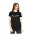Disney Femme/Les femmes La petite sirène sous la mer - T-shirt boyfriend en coton (Noir) - UTBI31176-2