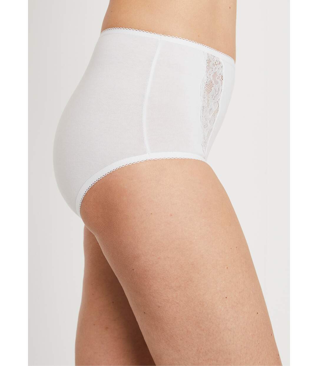 Culotte taille haute dentelle - lot de 3-3