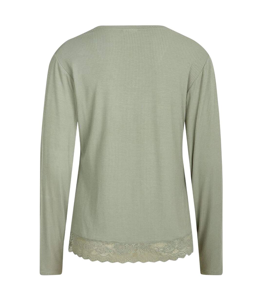 T-shirt Manches Longues Mayla Femme Vert Sauge Pâle CCDK Copenhagen-3