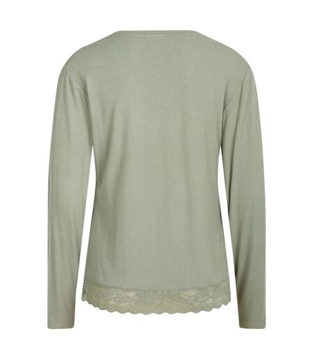 T-shirt Manches Longues Mayla Femme Vert Sauge Pâle CCDK Copenhagen