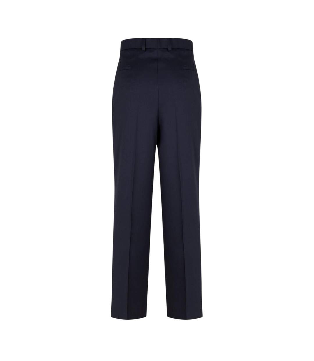 Mens Straight Leg Trousers Dark Blue Boss-2