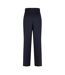 Mens Straight Leg Trousers Dark Blue Boss-2