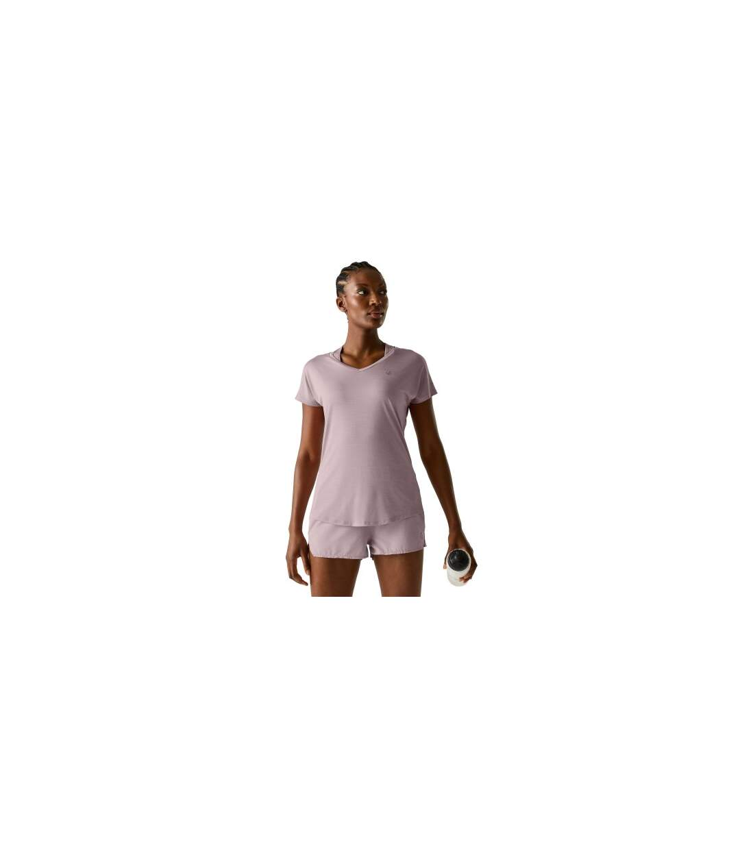 Womens/ladies Vigilant Active T-shirt Mauve Shadow Dare 2B-1