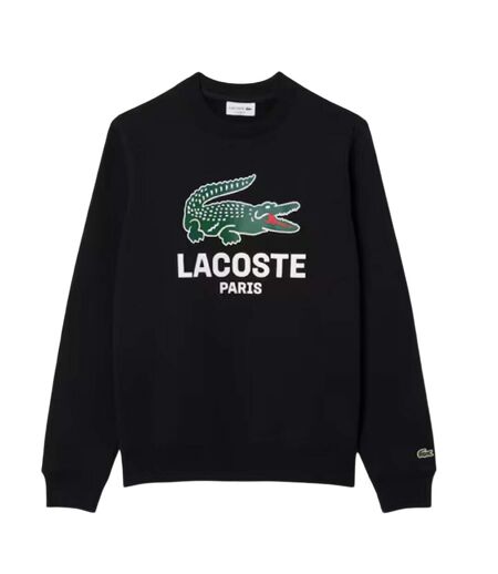 Sweat Homme Noir Lacoste