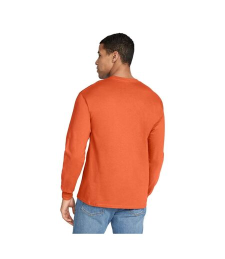 T-shirt Manches Longues Adulte Orange Gildan