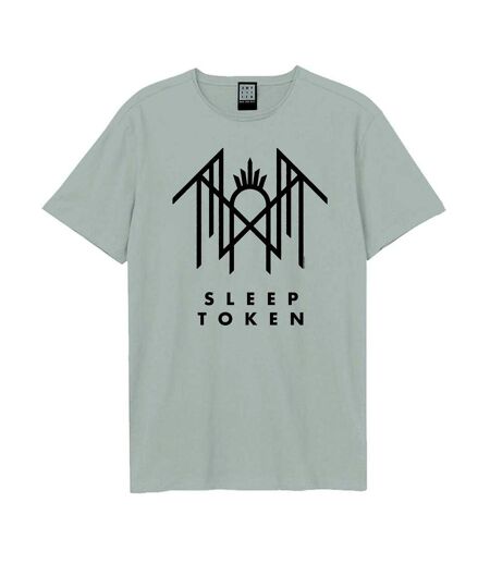 T-shirt Motif/style Sleep Token Adulte Bleu Amplified