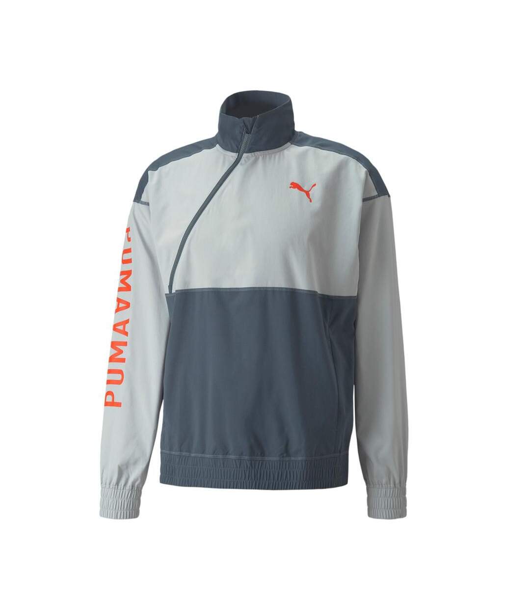 Coupe-Vent 1/2 Zip Gris Homme Puma Train Logo - XL-1