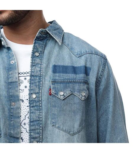 Chemise sawtooth homme bleu clair Levis