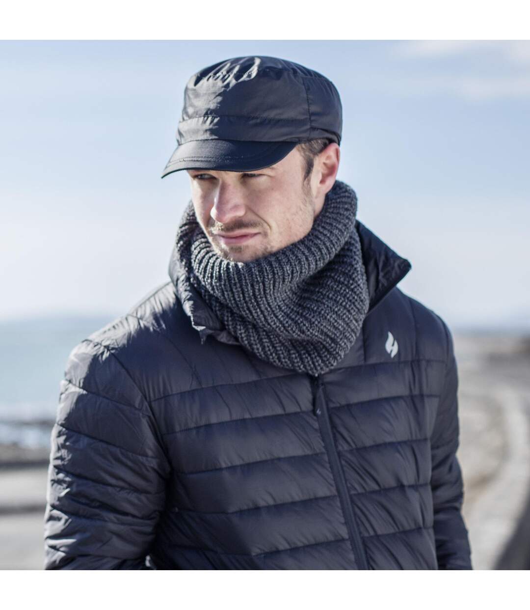 Mens Waterproof Fleece Lined Thermal Outdoor Hunting Cap-3