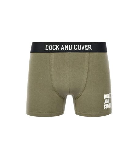 Boxers alizmo homme vert / noir / blanc Duck and Cover