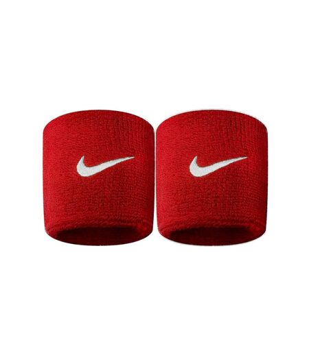 Nike Swoosh Wristband (Pack of 2) (Scarlet/White)