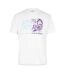 T-shirt Motif/style Vagues Homme Blanc Replay-1
