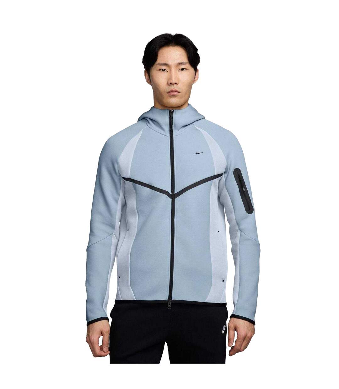 Haut De Survêtement Tech Homme Bleu Gris Nike-1