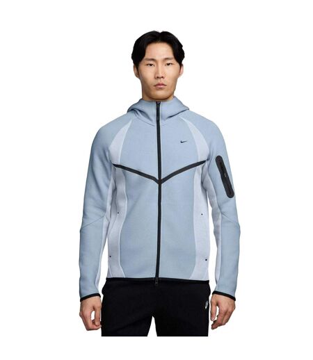 Haut De Survêtement Tech Homme Bleu Gris Nike