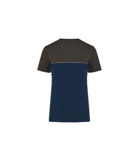 T-shirt bicolore écoresponsable manches courtes WK. Designed To Work