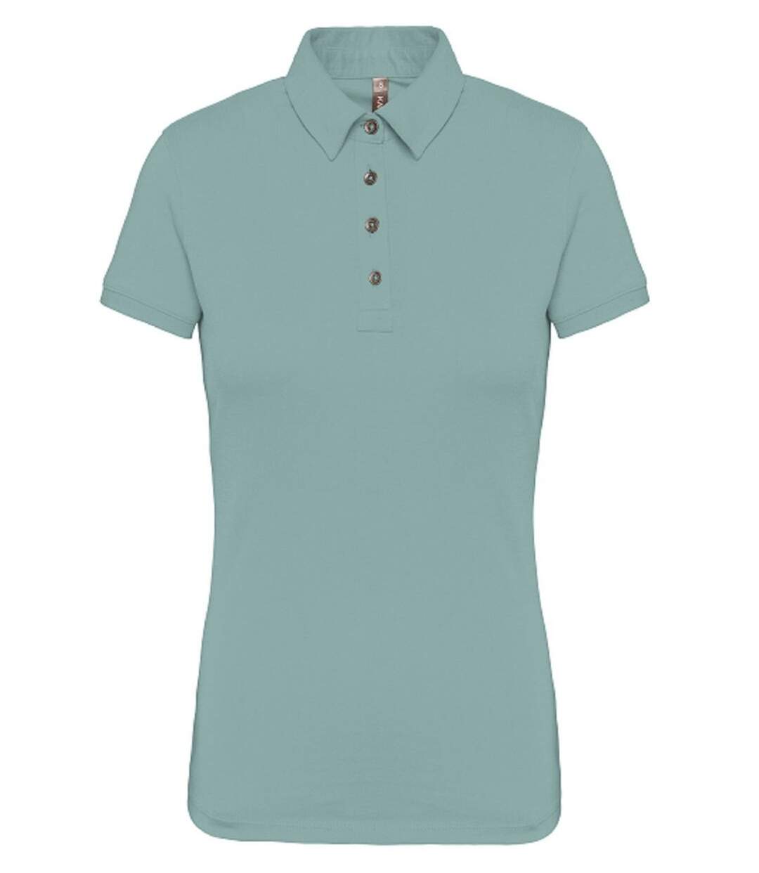 Polo jersey manches courtes - Femme - K263 - vert amande sage