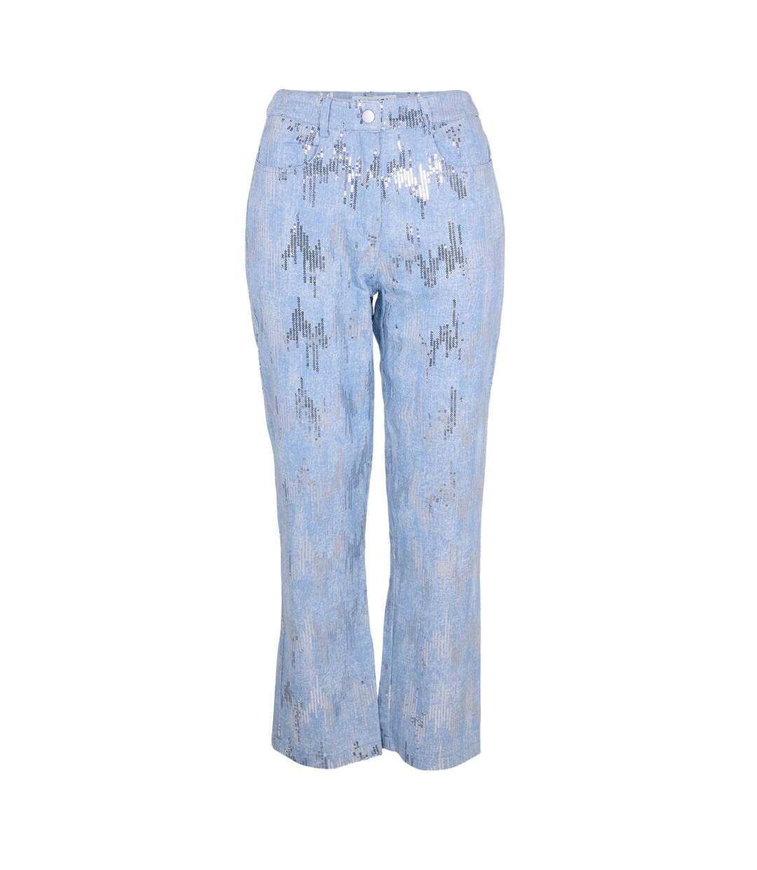 Jean Motif/style Embelli Femme Bleu AmyLynn-2