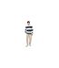 Haut De Rugby Homme Crème Bleu Marine Brave Soul-1