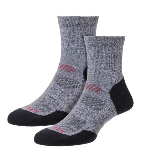 Mens Hiking Coolmax Ankle Socks Moisture Wicking with Arch Support