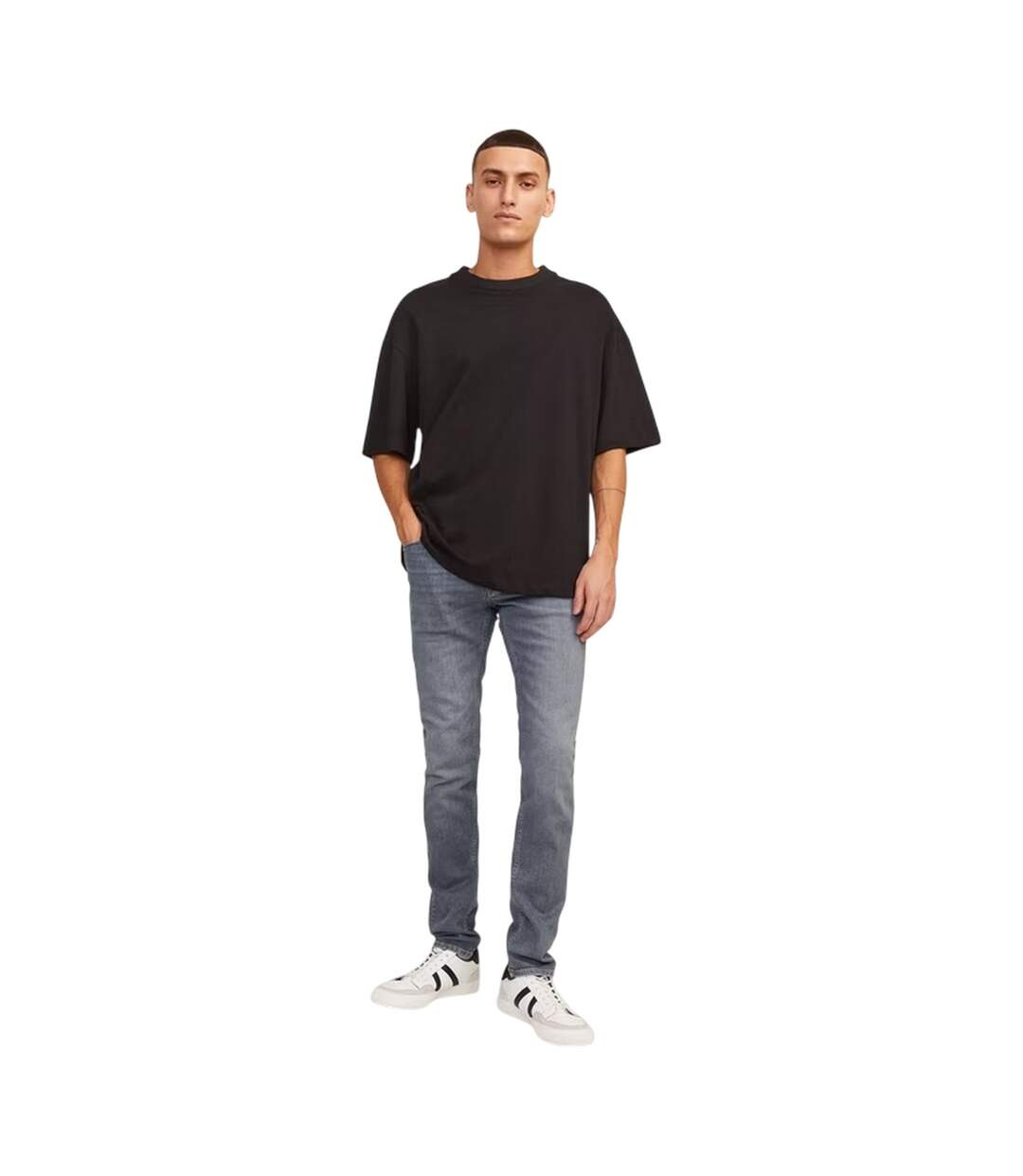Jean Liamevan Homme Denim Gris Jack And Jones-1